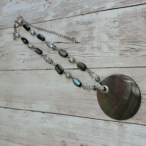 Vintage Beaded Shell Necklace